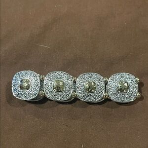 Macy's Silver and Gold Brooch